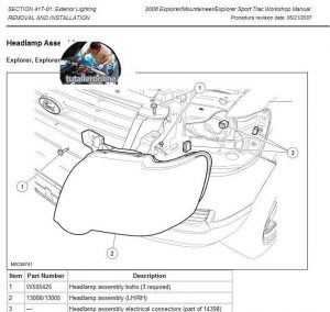 Ford Explorer - Sport Trac Workshop Manual 2007-2010 - Tutalleronline - 6