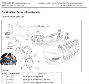 Ford Explorer - Sport Trac Workshop Manual 2007-2010 - Tutalleronline - 8