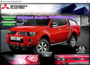 Mitsubishi L200 Sportero workshop manual - Tutalleronline - 1