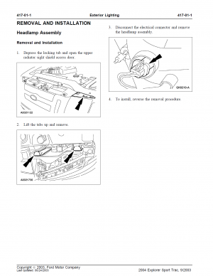 Ford Sport Trac Workshop Manual - Tutalleronline - 5