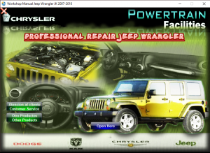 Jeep Wrangler JK Workshop Manual - Tutalleronline - 1
