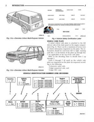 Jeep Cherokee XJ Workshop Manual - Tutalleronline - 4