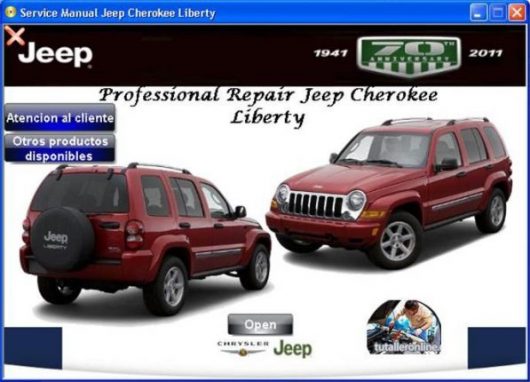 Jeep Cherokee liberty Kj Workshop manual - Tutalleronline - 1