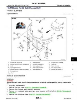 Nissan Rogue Workshop manual - Tutalleronline - 4
