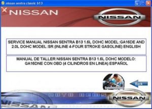 Nissan sentra B13 Workshop Manual - Tutalleronline - 2