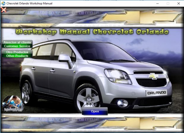 Manual De Taller Y Reparacion Chevrolet Orlando 2011 - 2012