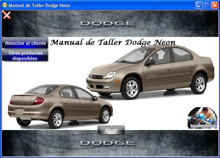 MANUAL DE TALLER Y REPARACION DODGE NEON 1997-2002