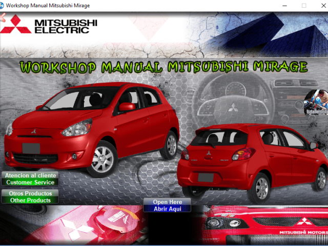 Mitsubishi Mirage Workshop Manual 2012-2015 - Tutalleronline - 1