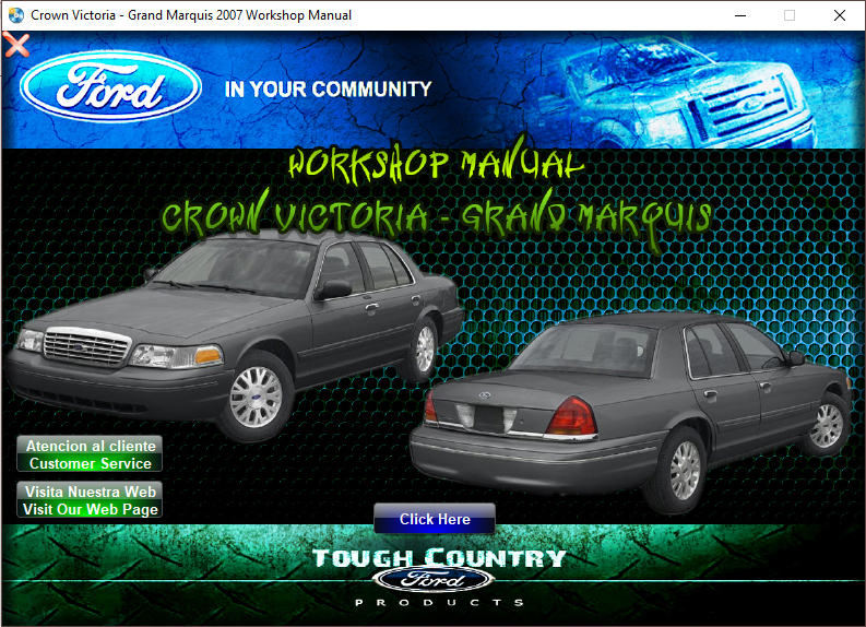 Ford Crown victoria - Grand Marquis Workshop Manual - Tutalleronline - 1