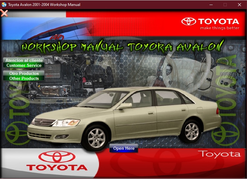 Toyota Avalon 2001-2004 Workshop Manual - Tutalleronline