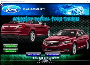 Ford Taurus 2014 Workshop Manual - Tutalleronline - 1