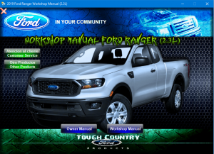 Ford Ranger 2019 workshop manual - Tutalleronline