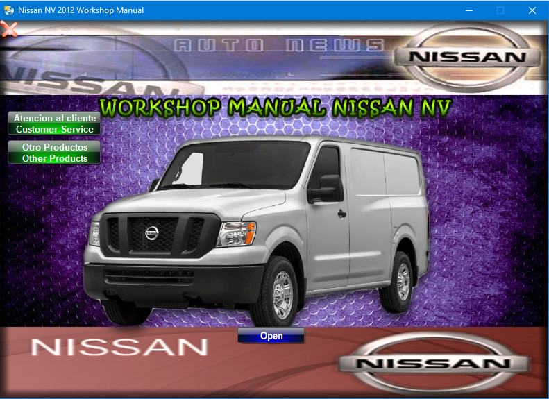 Nissan NV 2012 Workshop Manual - Tutalleronline - 1