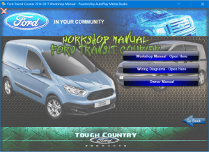 Ford Transit Courier 2014-2017 Workshop Manual - Tutalleronline - 2