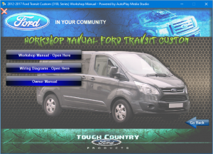 Ford Transit Custom (310L Series) Workshop Manual - Tutalleronline - 6
