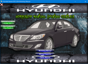 Hyundai Genesis 2012-2014 workshop manual - Tutalleronline - 1