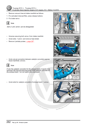 2003-2014 Volkswagen Touareg Workshop Manual - Tutalleronline - 5