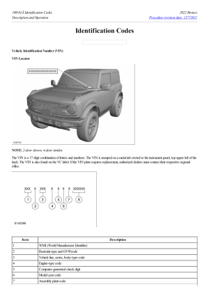 Ford Bronco Workshop Manual - Tutalleronline - 2