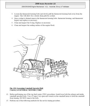 Workshop Manual GMC Envoy - Chevrolet Trailblazer - Isuzu Ascender 2006-2008 - Tutalleronline - 4
