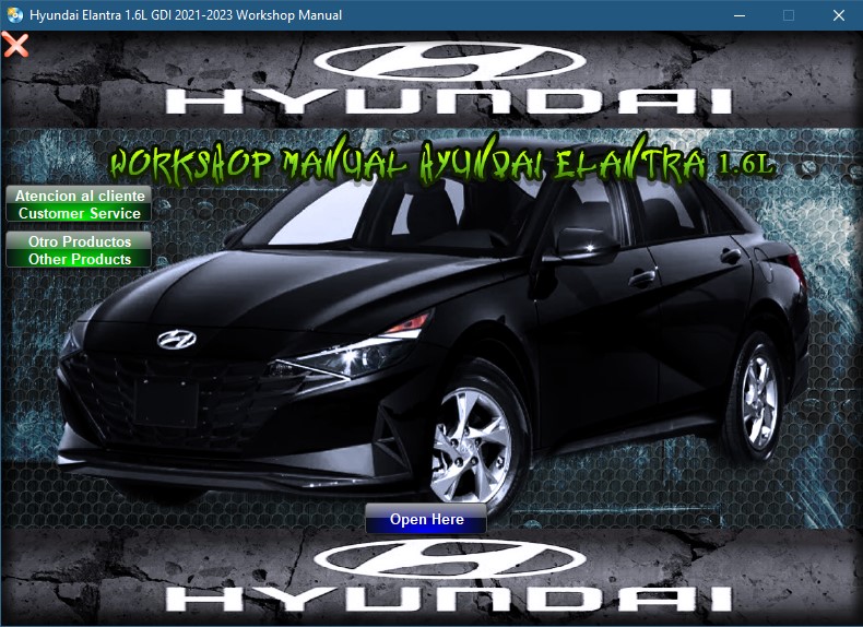 Hyundai Elantra 1.6L 2021-2023 workshop manual - Tutalleronline - 1