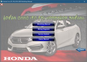 Honda Civic (FC-FK) 2016-2020 Workshop Manual - Tutalleronline - 2